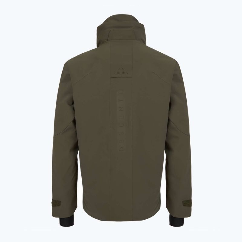 Men's ski jacket Descente Swiss sturdy green 9