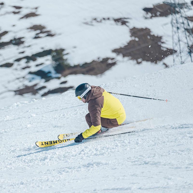 Men's Descente Hybrid Rip Down ski jacket giant yellow 15