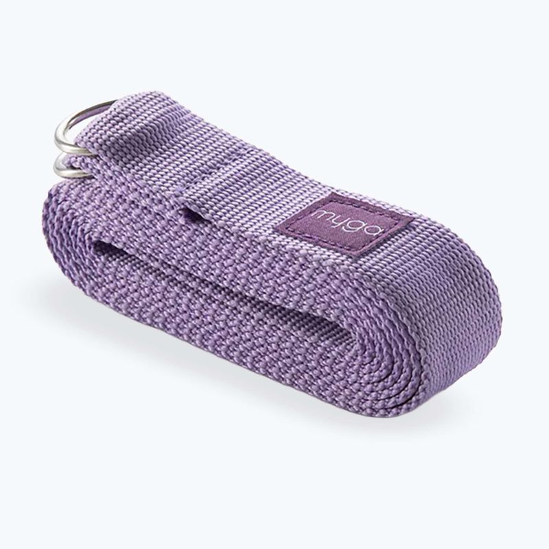 Yoga kit Myga Chakra Yoga Set mat + block + strap purple 8