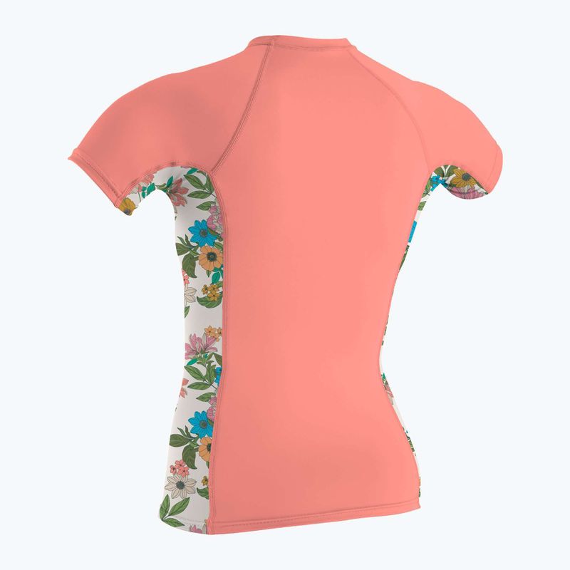 Women's swim shirt O'Neill Side Print Rash Guard desert flower/cara floral 2