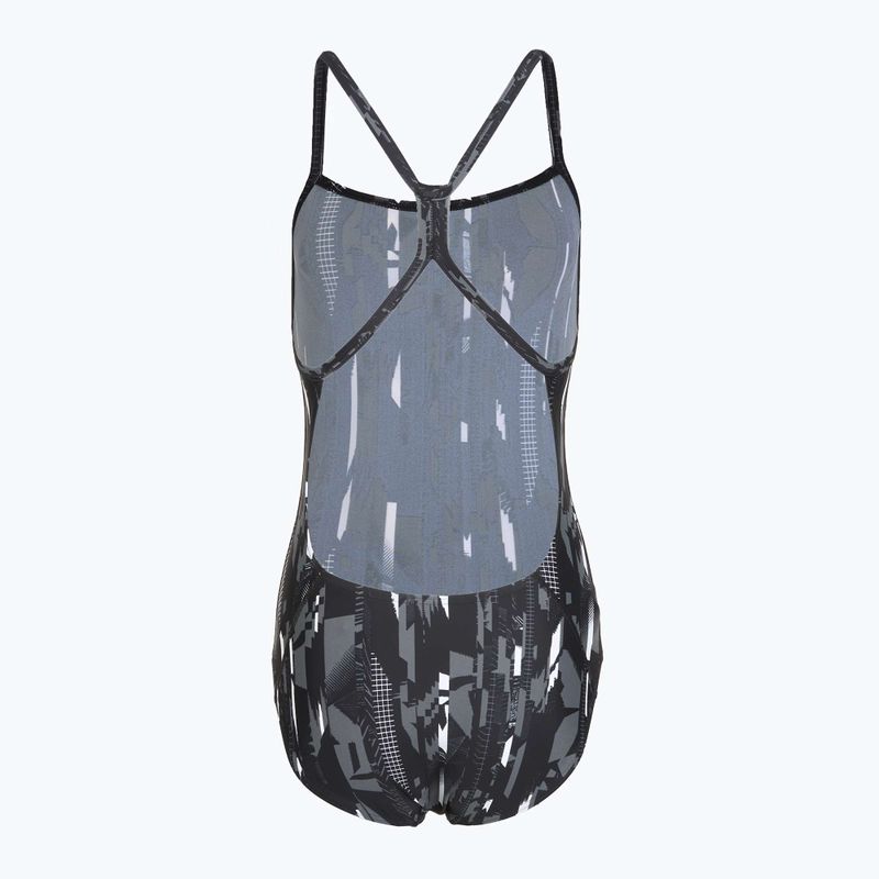 Speedo women's one-piece swimsuit Allover Rippleback black 2