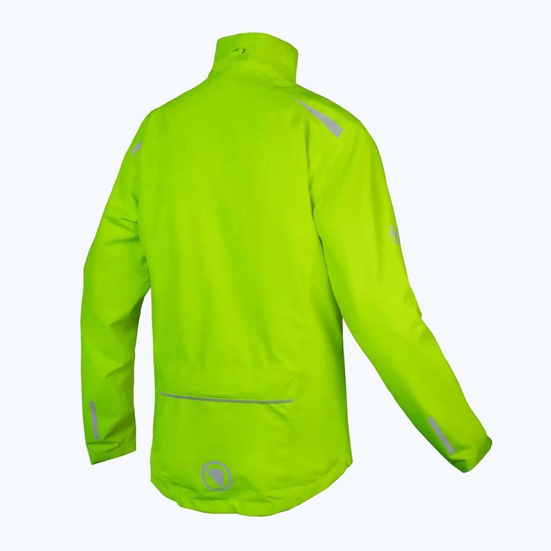 Men's cycling jacket Endura Hummvee Waterproof hi-viz yellow 7