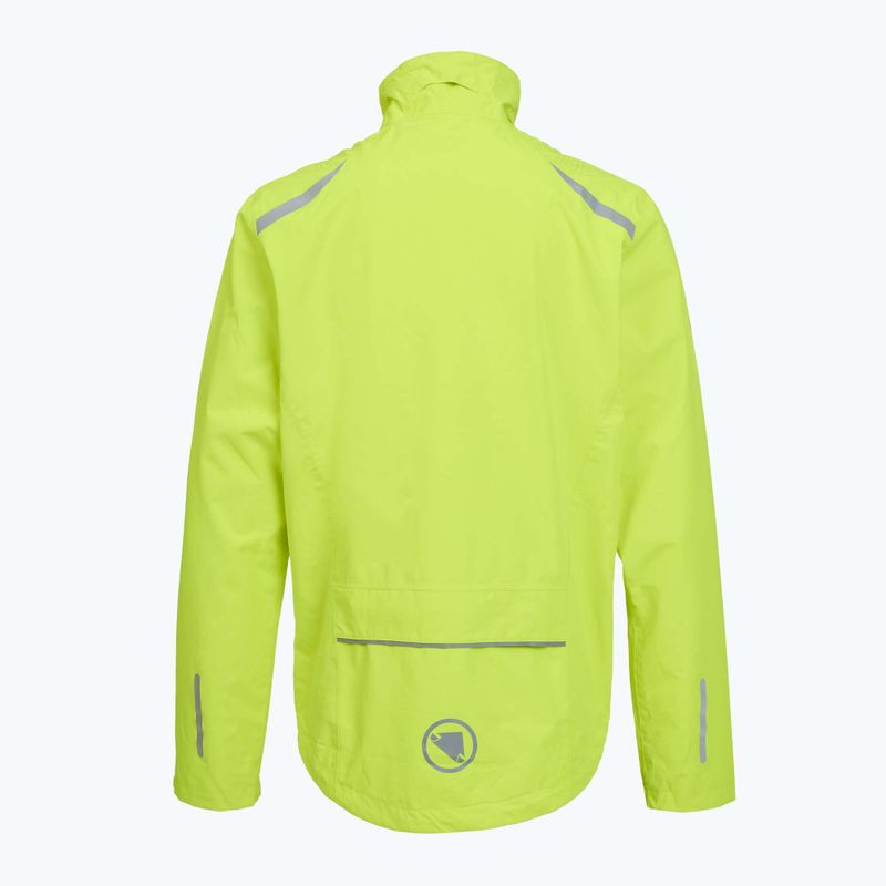 Men's cycling jacket Endura Hummvee Waterproof hi-viz yellow 2
