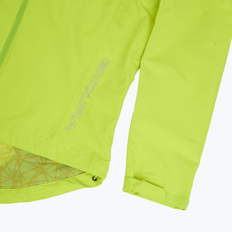 Men's cycling jacket Endura Hummvee Waterproof hi-viz yellow 4