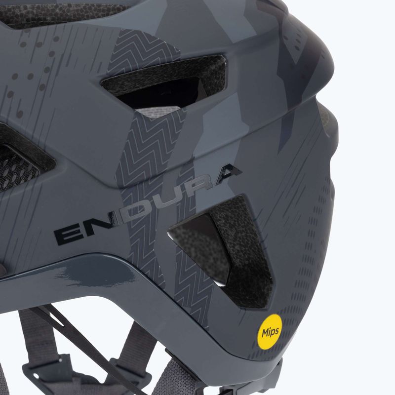 Endura Hummvee Plus MIPS grey camo bike helmet 7