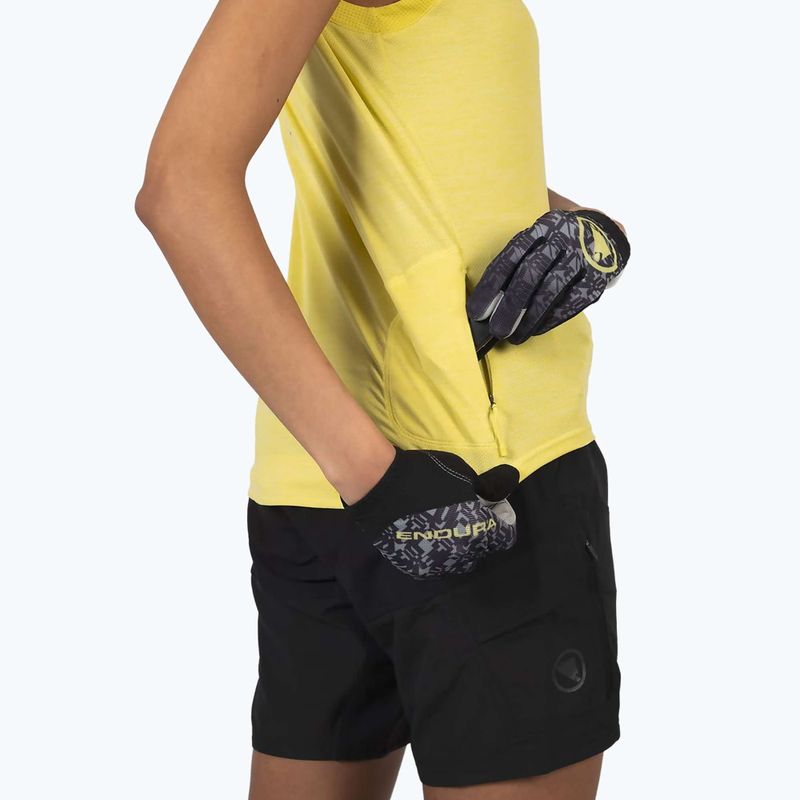Women's cycling jersey Endura Singletrack Tank Top W sulphur 7