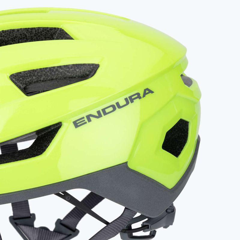 Endura Xtract hi-viz bike helmet yellow 7