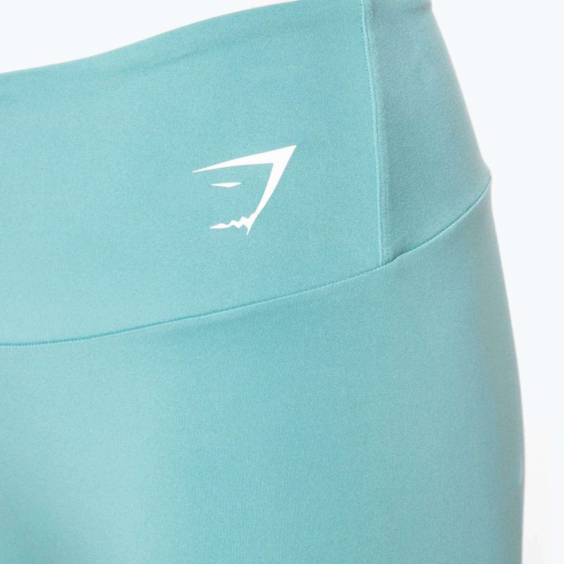 Women's Gymshark Training Cropped teal leggings 3