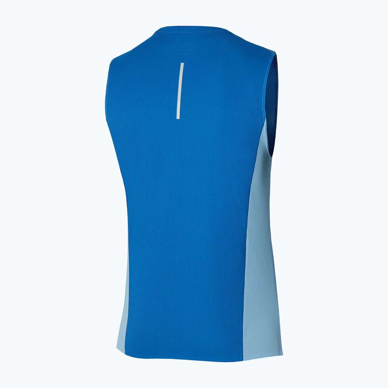 Men's running tank top Mizuno Aero Tank federal blue 2