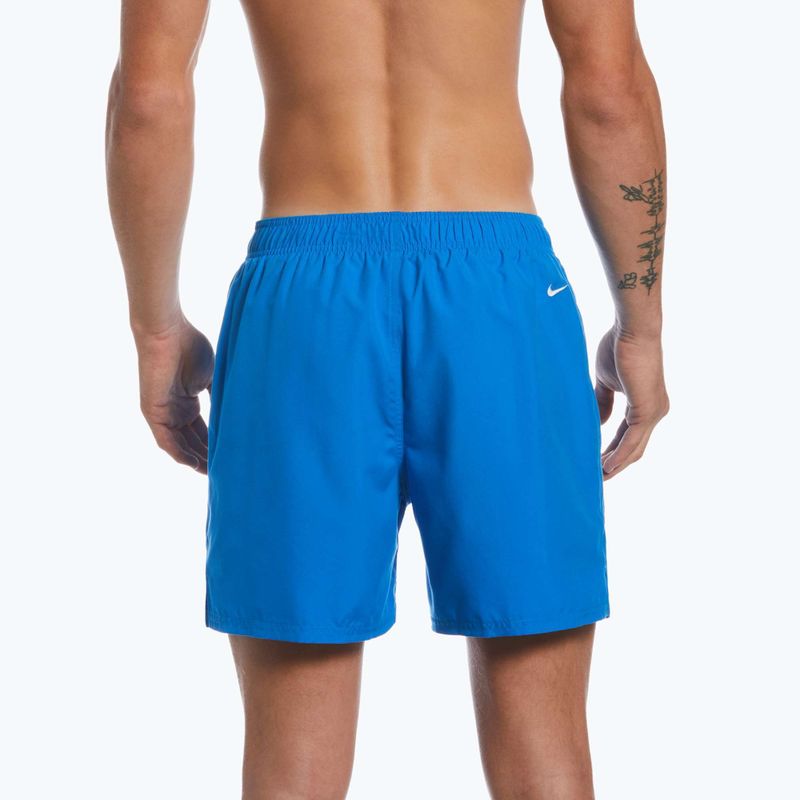 Men's Nike Swoosh Break 5" Volley swim shorts blue NESSC601-458 2