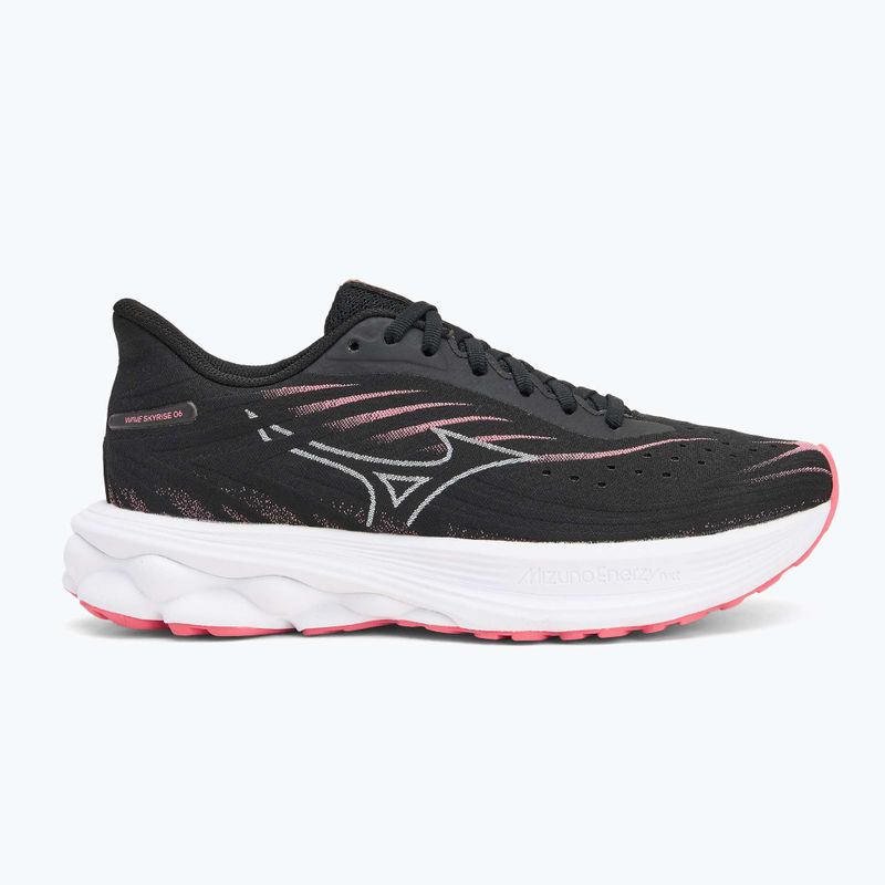 Women's running shoes Mizuno Wave Skyrise 6 black/camellia rose 2