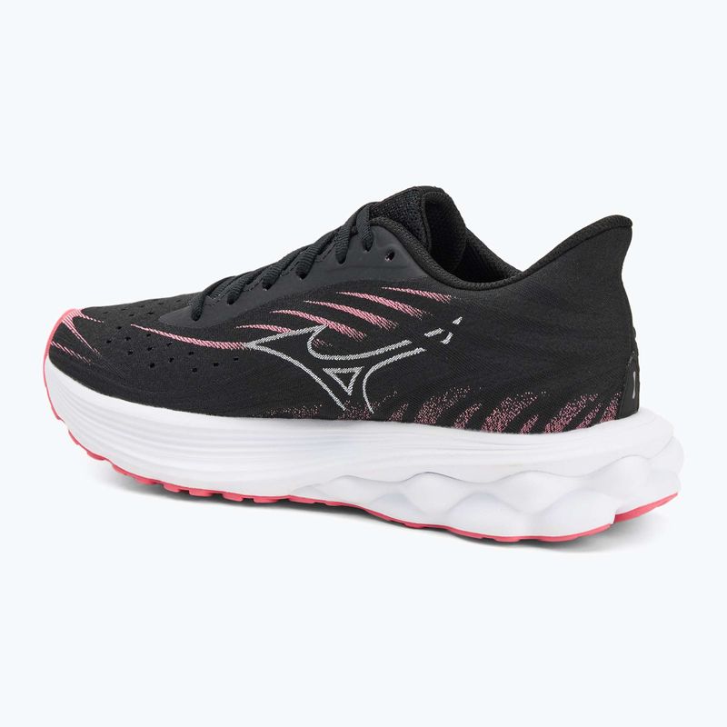 Women's running shoes Mizuno Wave Skyrise 6 black/camellia rose 3
