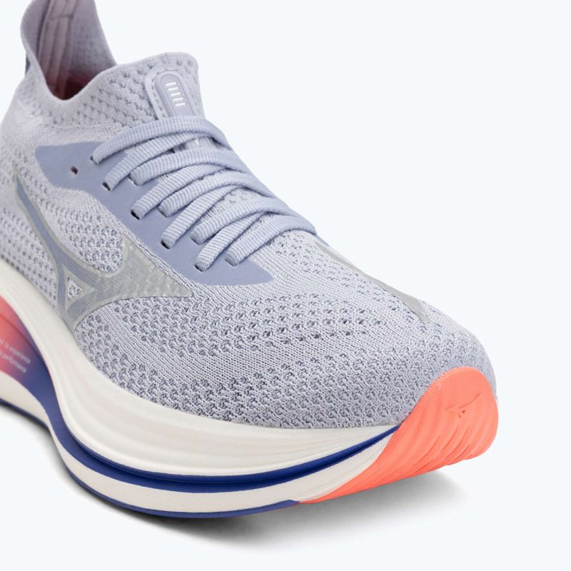Mizuno Neo Zen women's running shoes icelandic blue/silver/striking coral 7