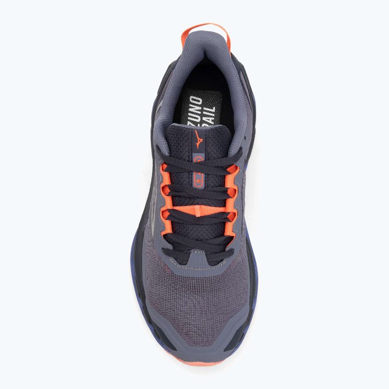 Women's running shoes Mizuno Wave Mujin 11 blue granite/silver/striking coral 5