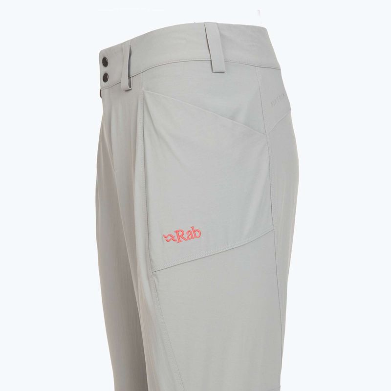 Women's trekking trousers Rab Incline Light zinc 3