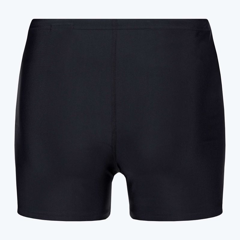 Men's Speedo Tech Print swim shorts black/orange 2