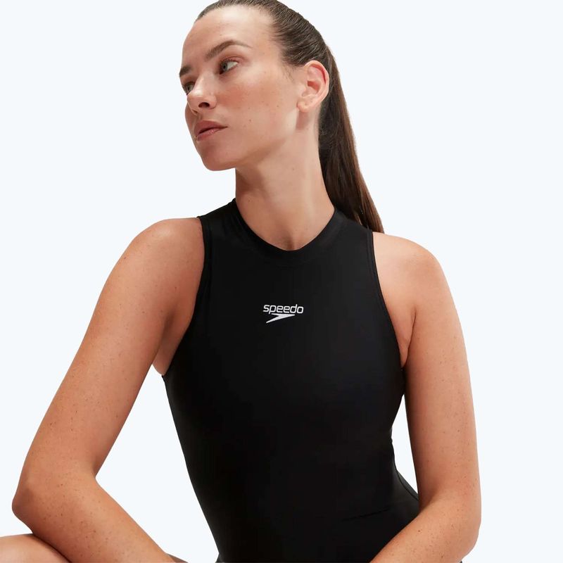 Speedo women's one-piece swimsuit Hydrasuit black/white 8