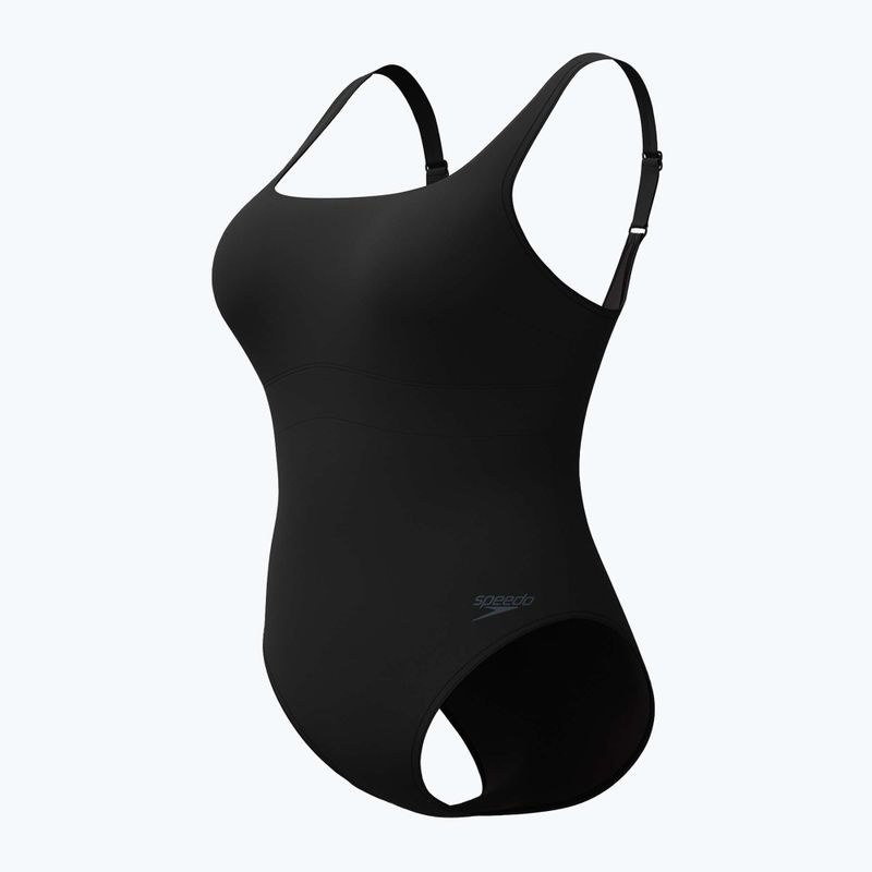 Women's one-piece swimsuit Speedo New Contour Eclipse anthracite 4
