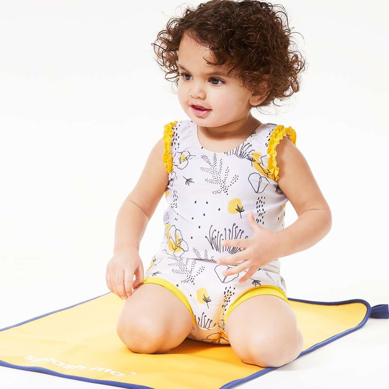 Children's one-piece swimsuit Splash About Happy Nappy flowy meadow 5