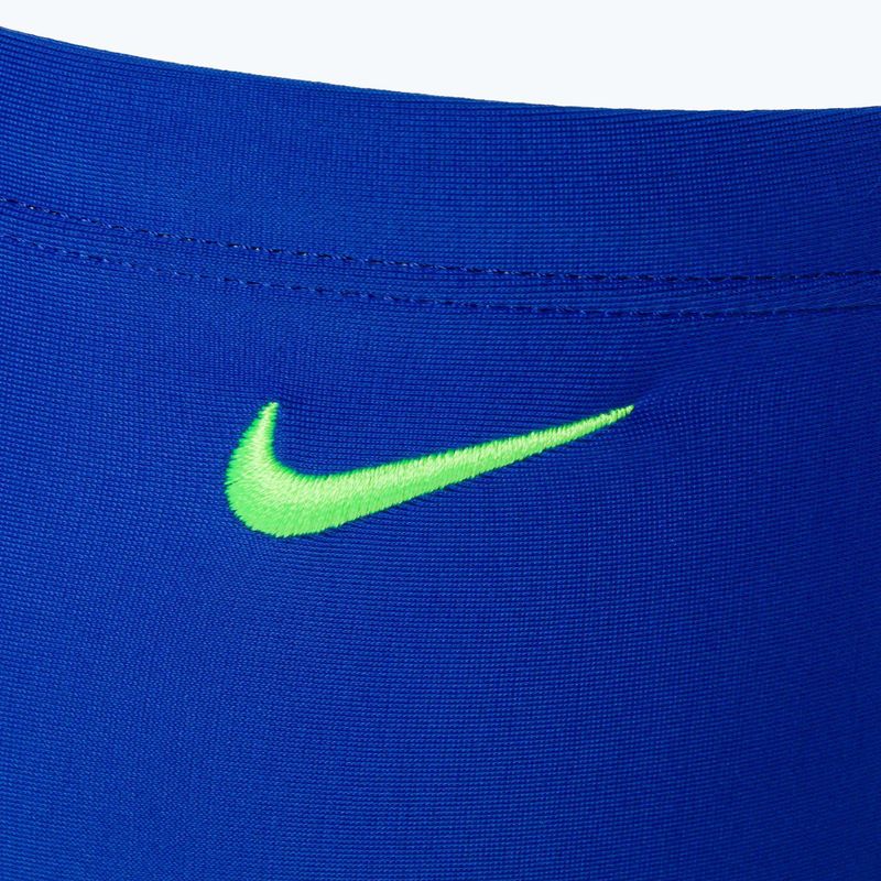 Nike Multi Logo Square Leg children's swim boxers blue NESSD042-494 4