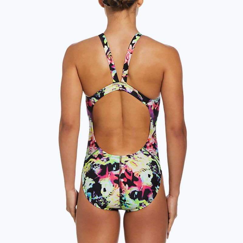 Nike Hydrastrong Multi Print Fastback rainbow women's one-piece swimsuit 6