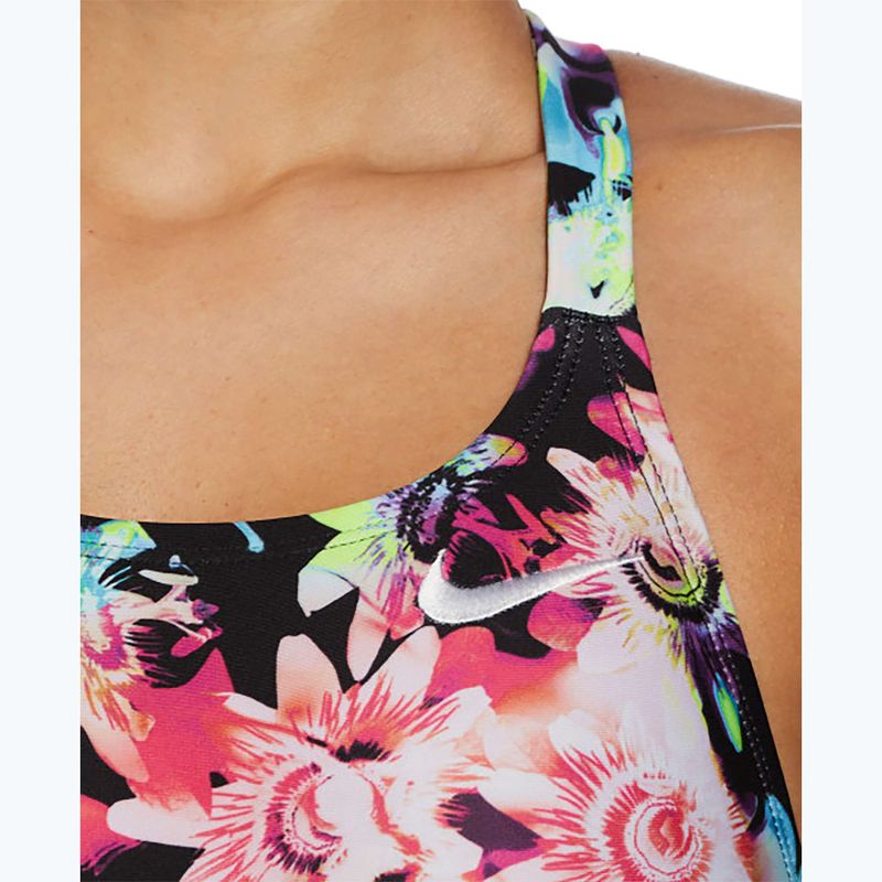 Nike Hydrastrong Multi Print Fastback rainbow women's one-piece swimsuit 7