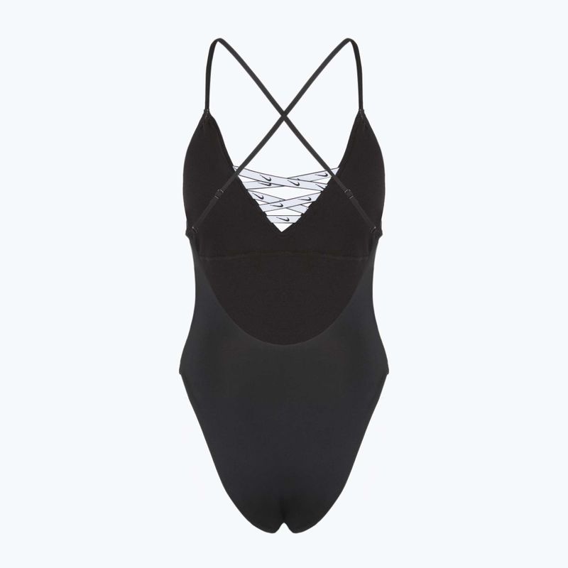 Women's one-piece swimsuit Nike Sneakerkini 2.0 Crossback black 2