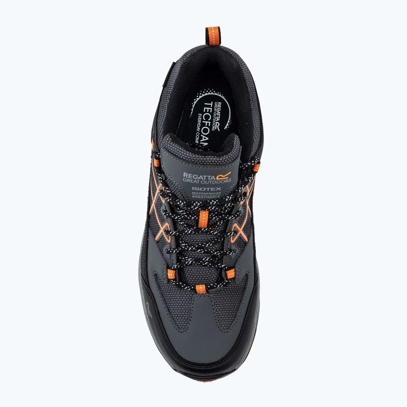 Men's trekking boots REGATTA Samaris III Low granite/blaze orange 5
