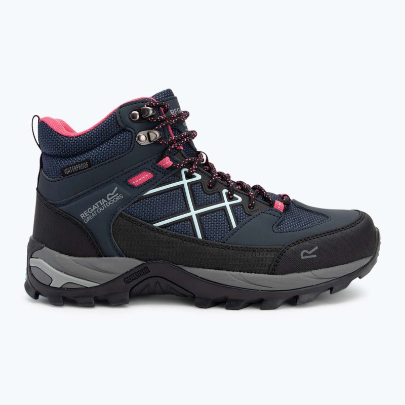 Women's trekking boots REGATTA Samaris III navy/pink 2