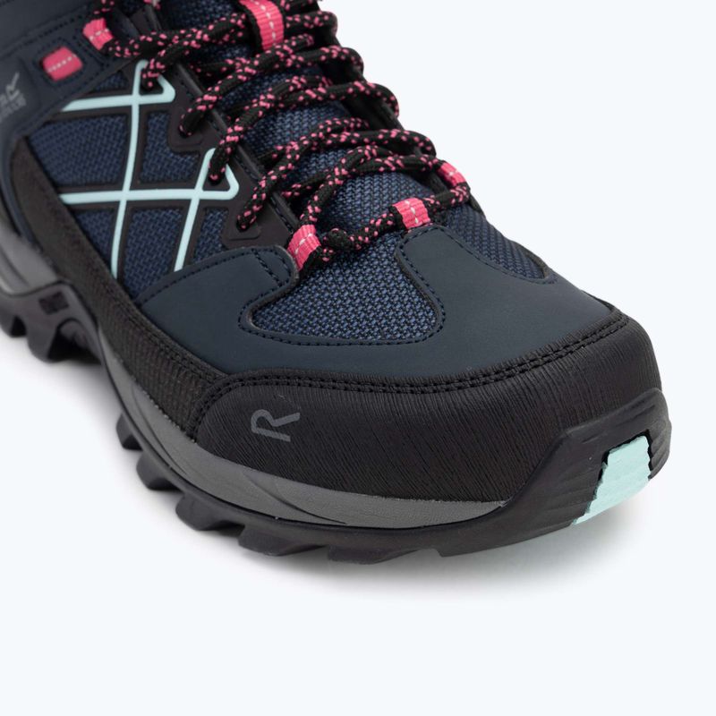 Women's trekking boots REGATTA Samaris III navy/pink 7