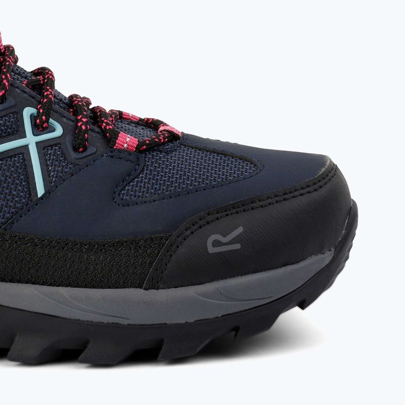 Women's trekking boots REGATTA Samaris III navy/pink 14