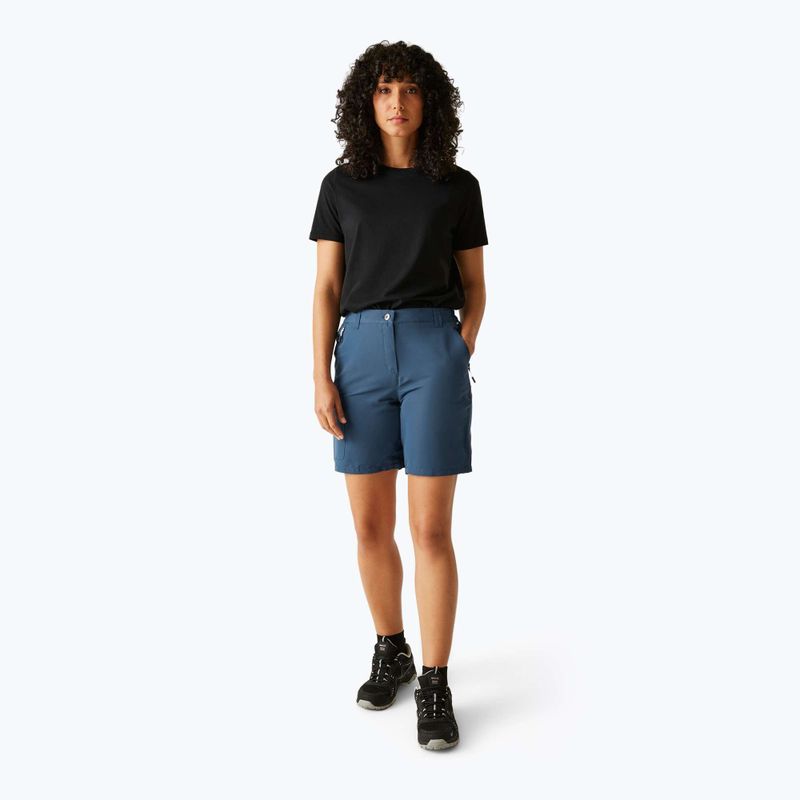 Women's trekking shorts REGATTA Chaska III dark denim 2