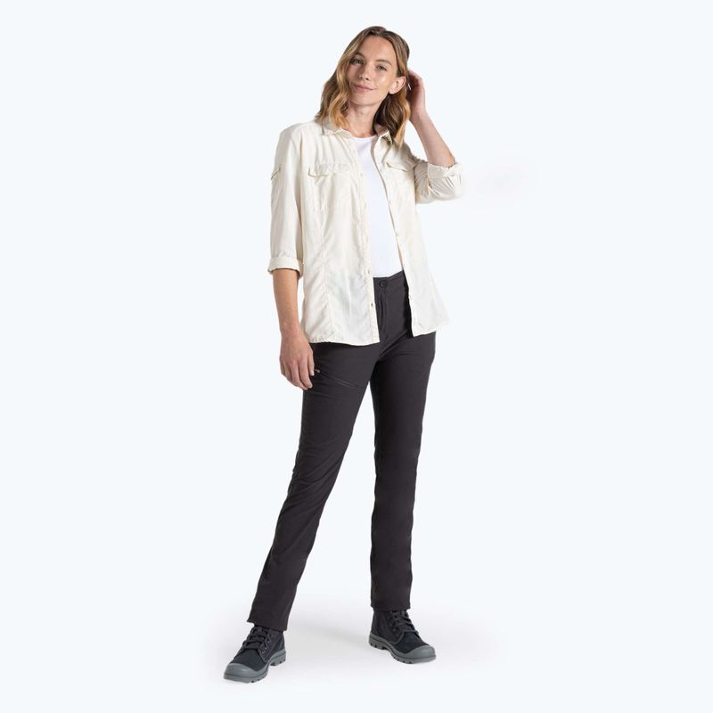 Women's Craghoppers NosiLife Adventure Long Sleeved Shirt III sea salt trekking shirt 2