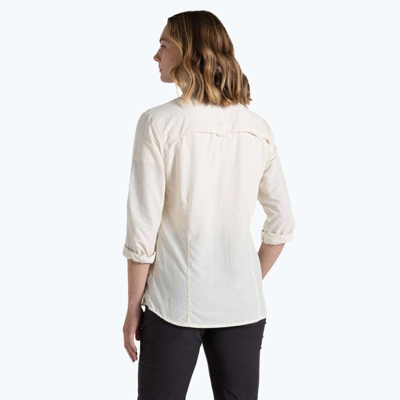 Women's Craghoppers NosiLife Adventure Long Sleeved Shirt III sea salt trekking shirt 3