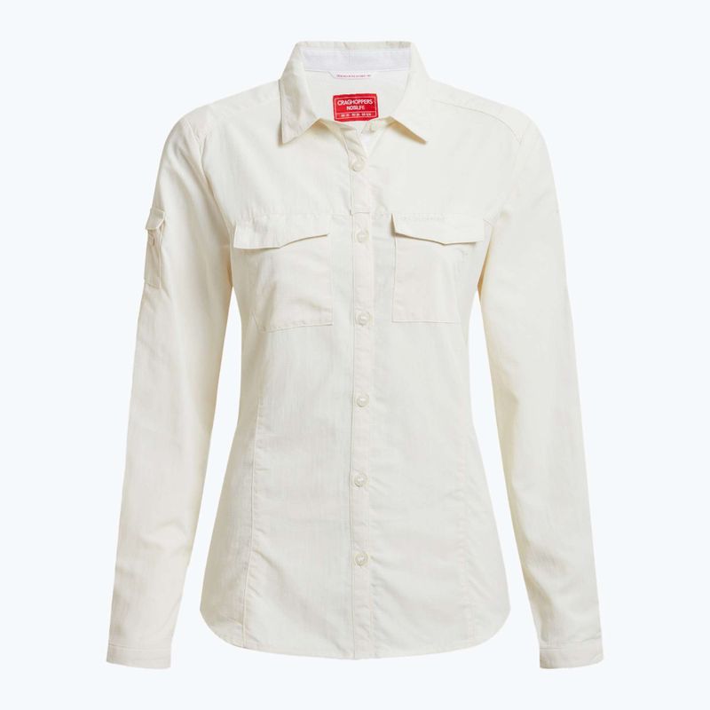 Women's Craghoppers NosiLife Adventure Long Sleeved Shirt III sea salt trekking shirt 8
