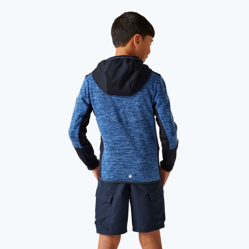 Children's fleece hoodie REGATTA Dissolver X olympian blue/navy 3