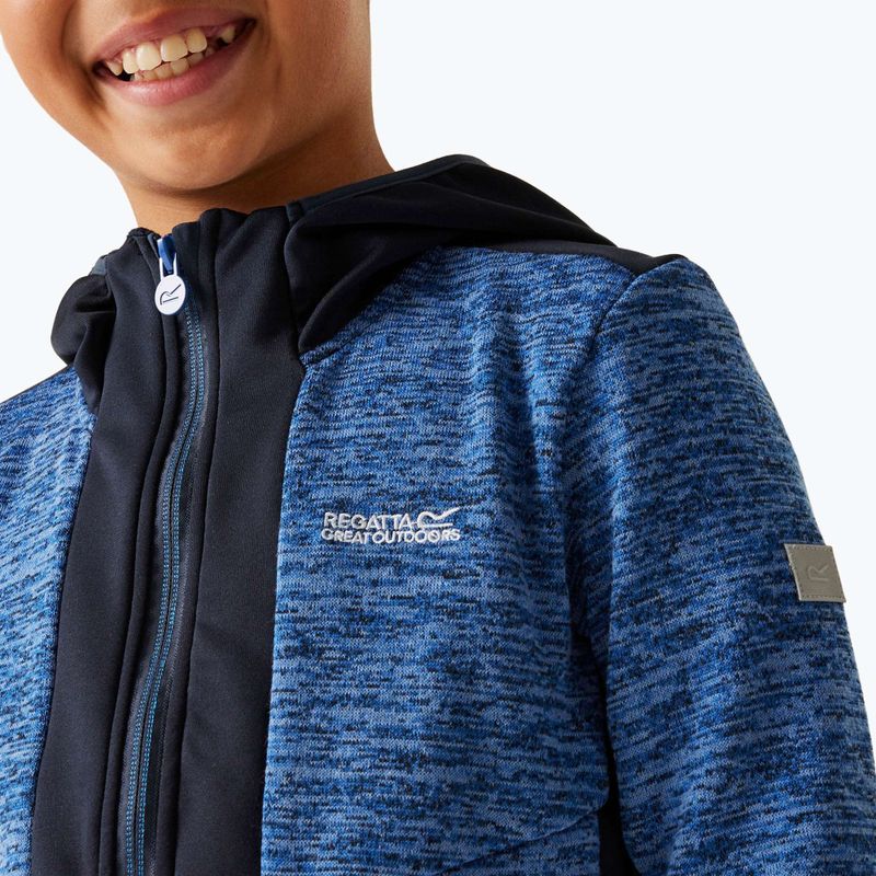 Children's fleece hoodie REGATTA Dissolver X olympian blue/navy 4
