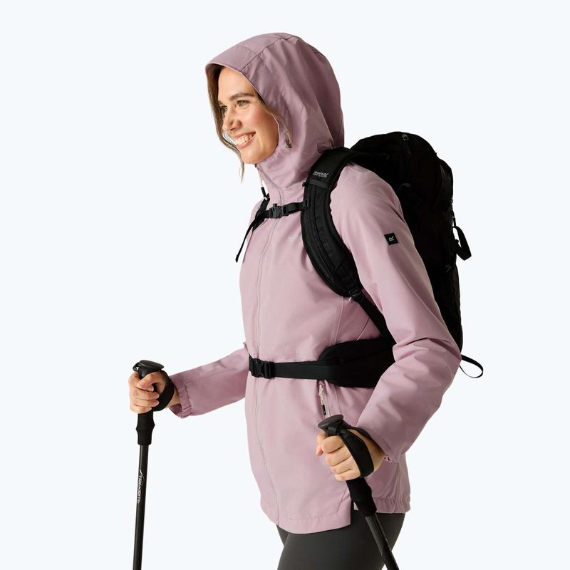 Women's rain jacket REGATTA Hamara IV powder lilac 7