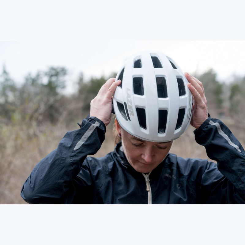 Bicycle helmet Lazer Codax KinetiCore + net matte full white 7