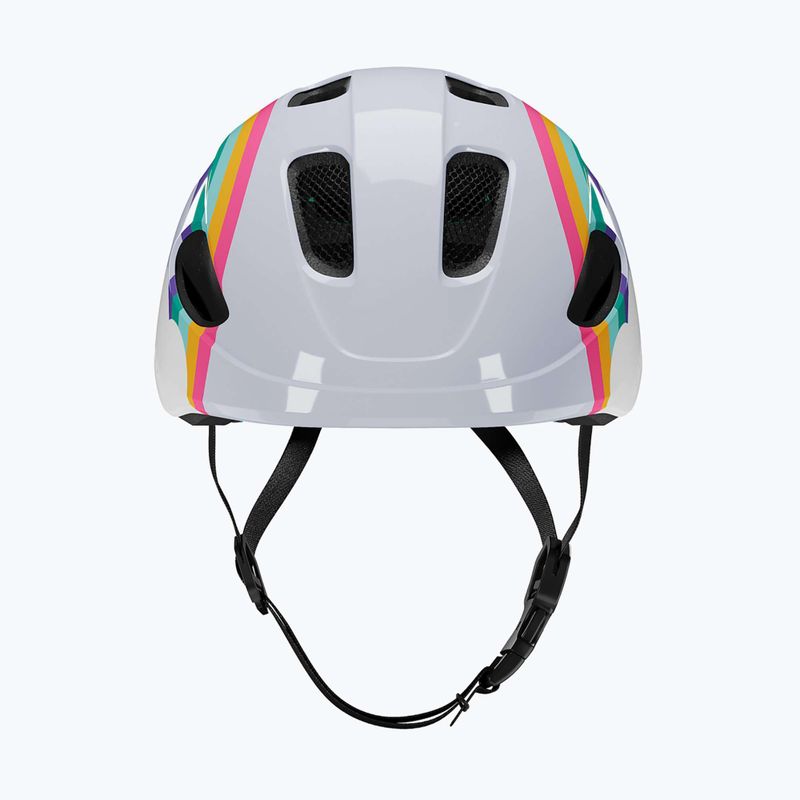 Lazer Pnut 2.0 KinetiCore rainbow children's bike helmet 4