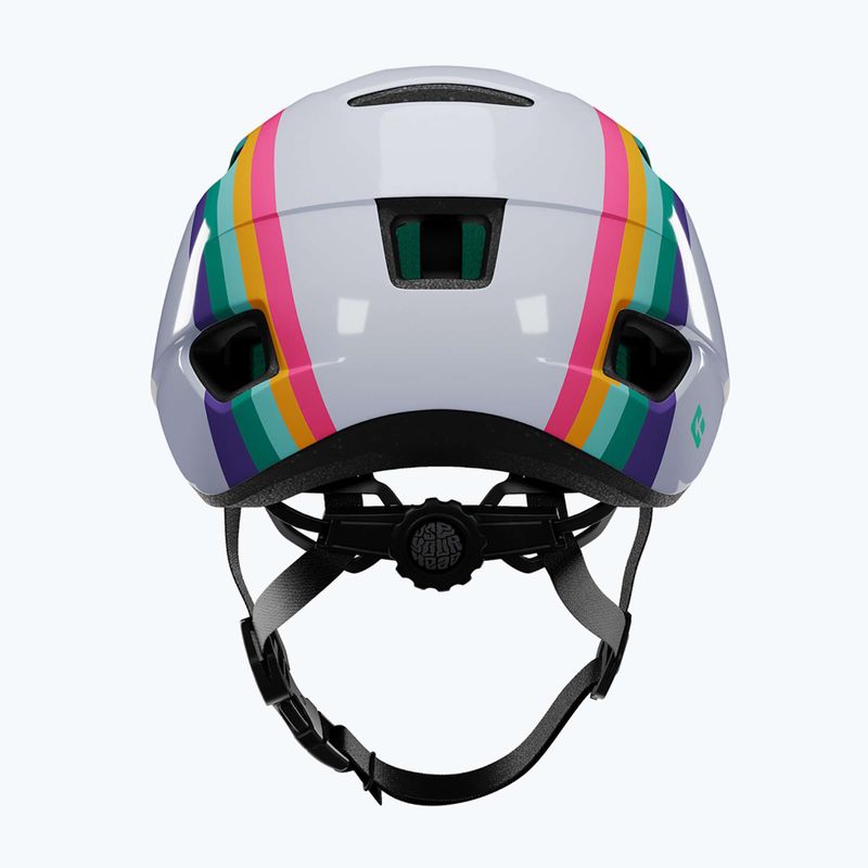 Lazer Pnut 2.0 KinetiCore rainbow children's bike helmet 5