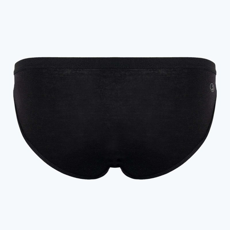 Women's thermoactive briefs Brubeck HI00043A Hipster Comfort Cotton black 2