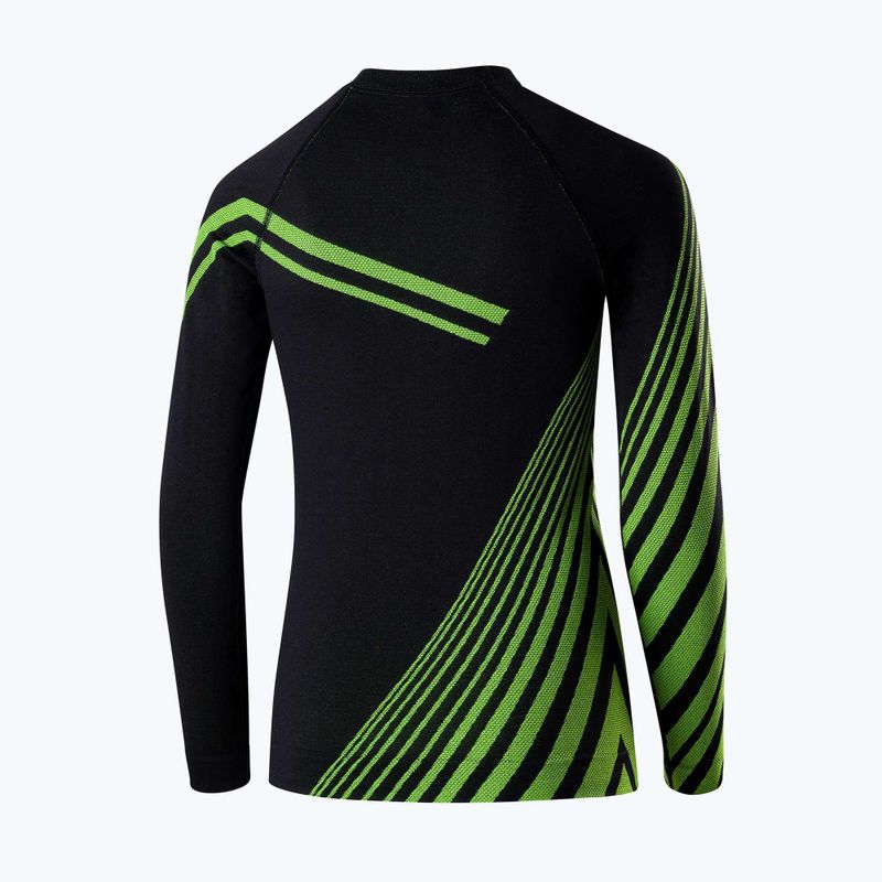 Children's thermal underwear set Brubeck Dry Junior black/neonowy 3