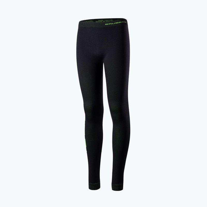 Children's thermal underwear set Brubeck Dry Junior black/neonowy 4