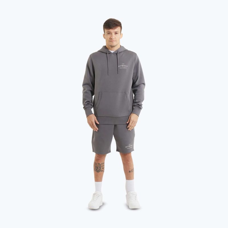 Men's sweatshirt Pitbull Sampson Hooded Sweatshirt graphite 2