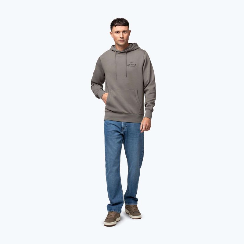 Men's sweatshirt Pitbull Sampson Hooded Sweatshirt taupe 2