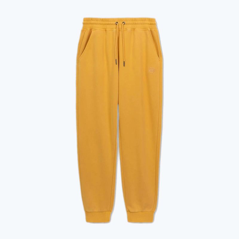 Men's trousers Pitbull Lancaster 2 Track Pants washed yellow 6