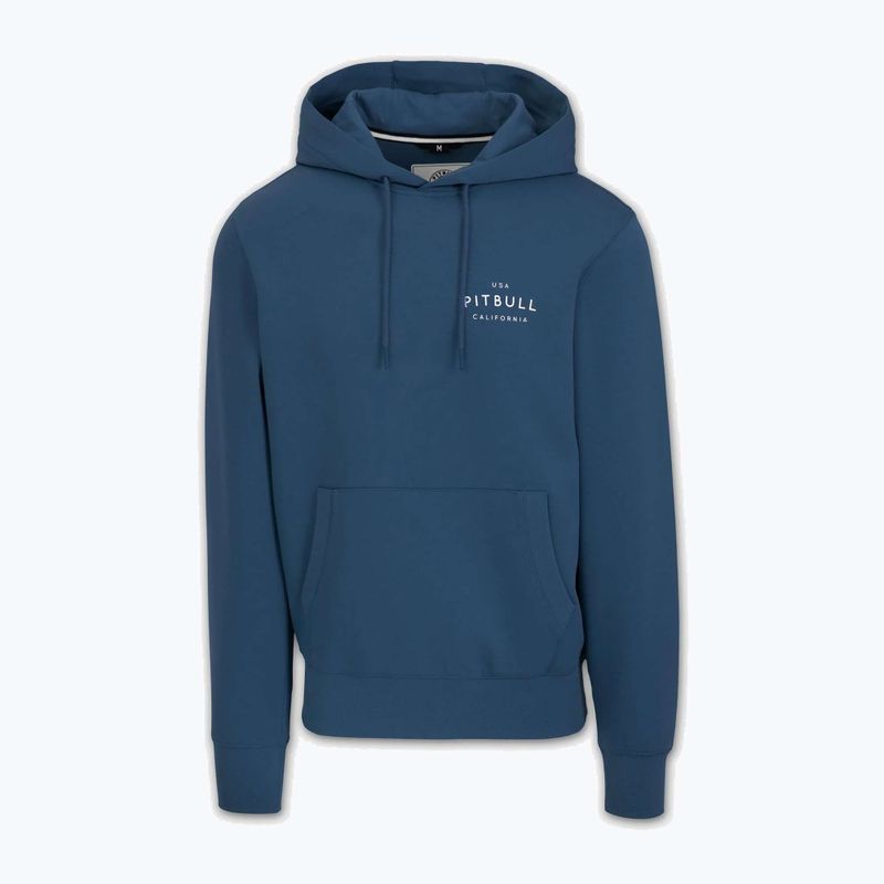 Men's sweatshirt Pitbull Sampson Hooded Sweatshirt petrol blue 5