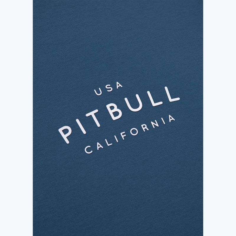 Men's sweatshirt Pitbull Sampson Hooded Sweatshirt petrol blue 8