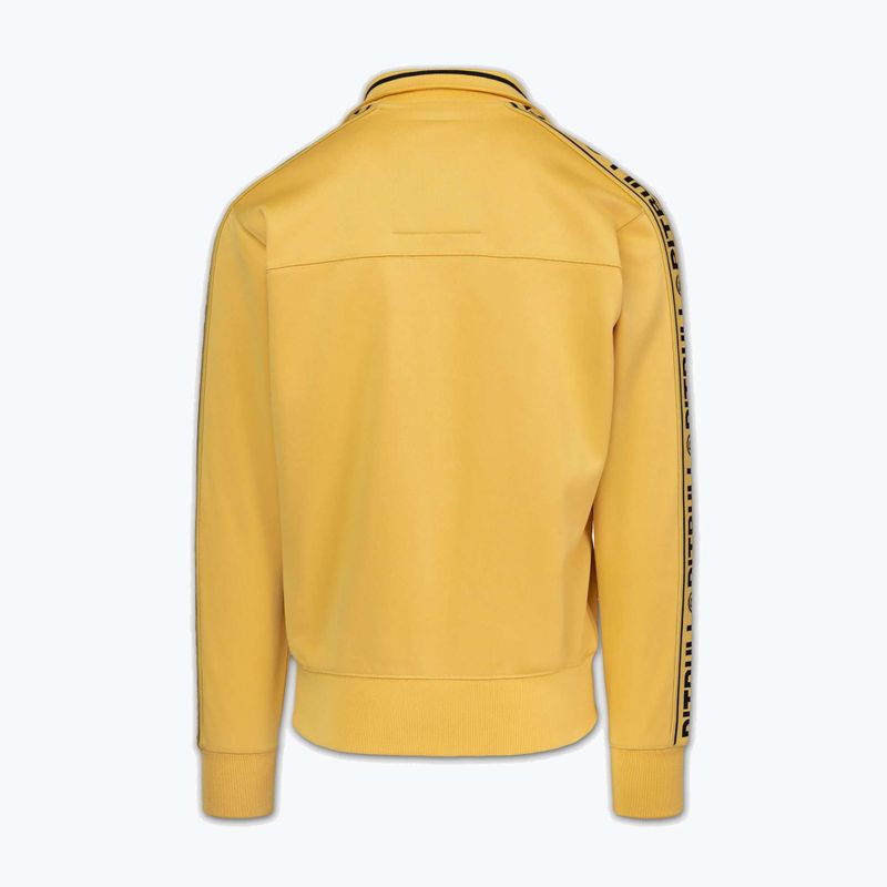 Men's sweatshirt Pitbull Trackjacket Tape Logo Terry Group pale yellow 7